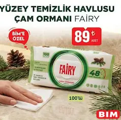 FAİRY YÜZEY TEMİZLİK HAVLUSU 100'LÜ fiyat ve kampanya bilgisi